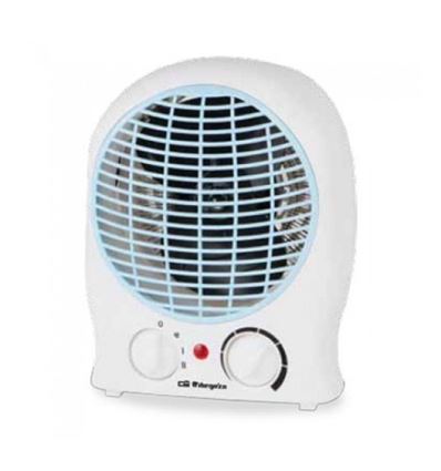Orbegozo Calefactor electrico termostato Ajustable,2 posiciones calor  1000/2000W